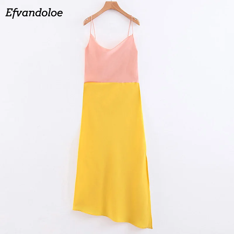Efvandoloe Sexy Yellow Long Dress Summer 2019 Spaghetti Strap Sundress Side Split Club Sexy Women Dresses
Efvandoloe Sexy Yellow Long Dress Summer 2019 Spaghetti Strap Sundress Side Split Club Sexy Women Dresses