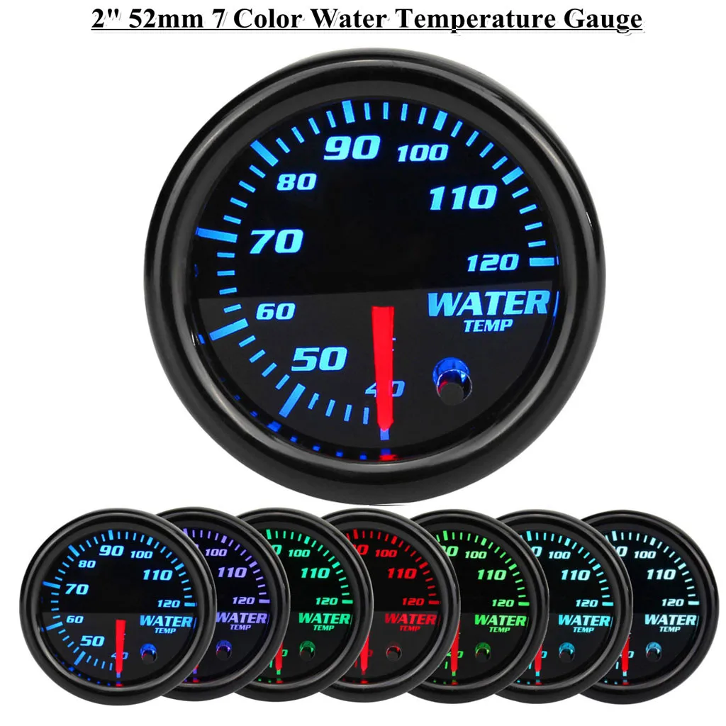 water temperature meter for Universal 2“ 52mm Black 7 Color LED Water Coolant Temp Temperature Gauge Meter#715g30
water temperature meter for Universal 2“ 52mm Black 7 Color LED Water Coolant Temp Temperature Gauge Meter#715g30