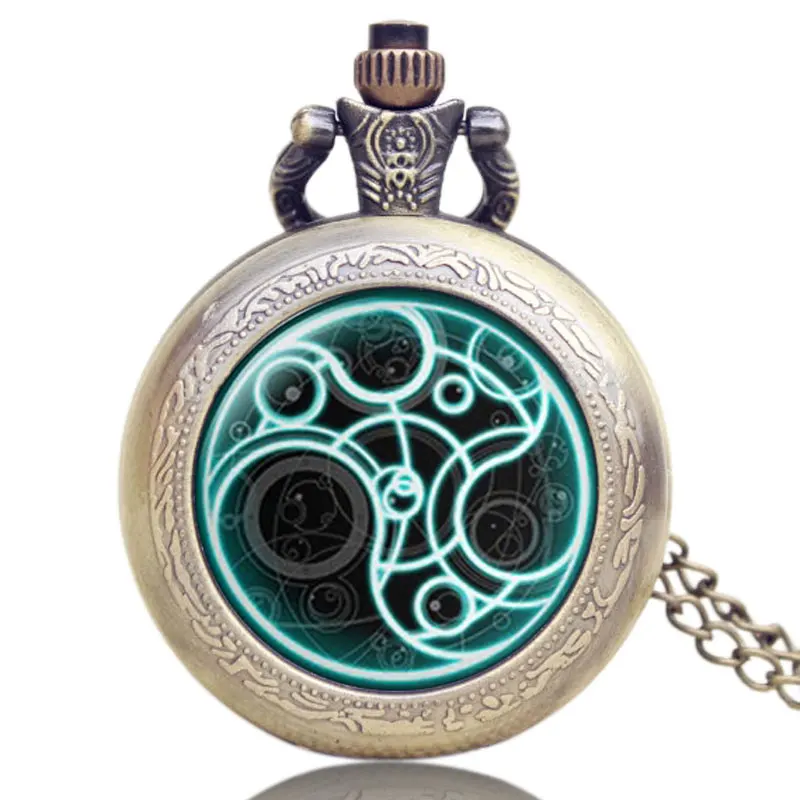 Old Antique Bronze Doctor Who Theme Desgin Pocket Watch With Necklace Chain For Men And Women
Old Antique Bronze Doctor Who Theme Desgin Pocket Watch With Necklace Chain For Men And Women