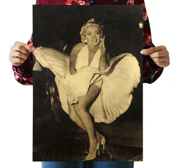 Marilyn Monroe Vintage Kraft Paper Classic Movie Poster Art Supplies Cafe Bar Decoration Retro Posters and Prints
Marilyn Monroe Vintage Kraft Paper Classic Movie Poster Art Supplies Cafe Bar Decoration Retro Posters and Prints