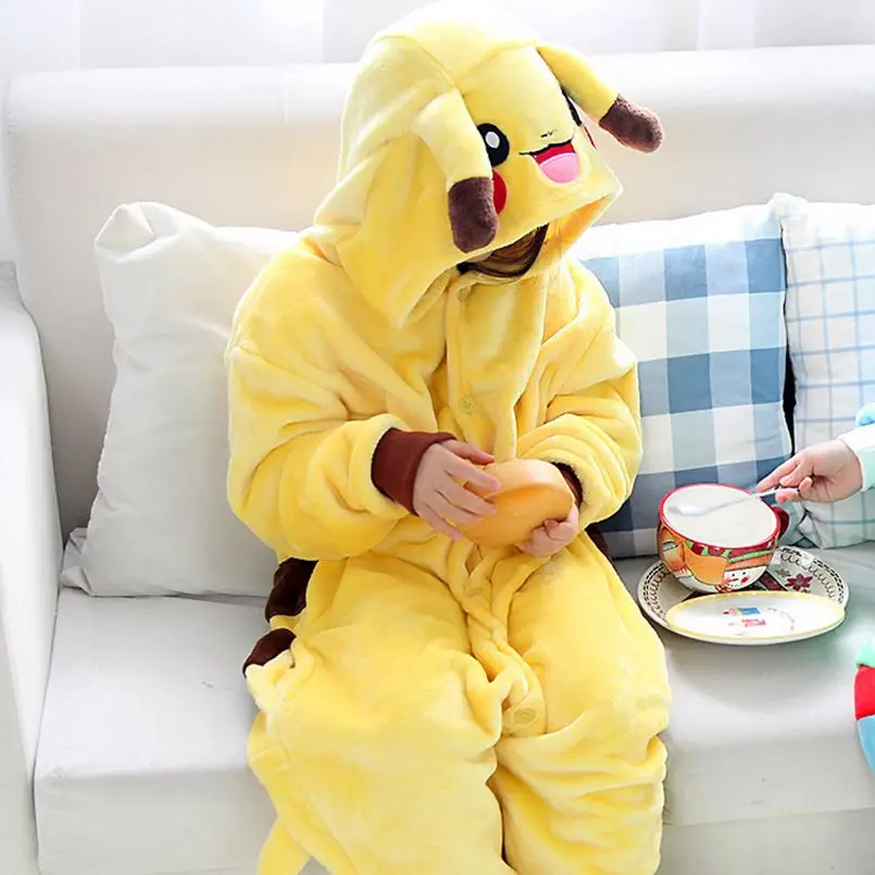 Pokemon Pikachu Minions Pajama Kids Animal Onesie Winter Flannel Sleepwear Hooded Anime Kigurumi Cosplay Costume Party Fantasy
Pokemon Pikachu Minions Pajama Kids Animal Onesie Winter Flannel Sleepwear Hooded Anime Kigurumi Cosplay Costume Party Fantasy