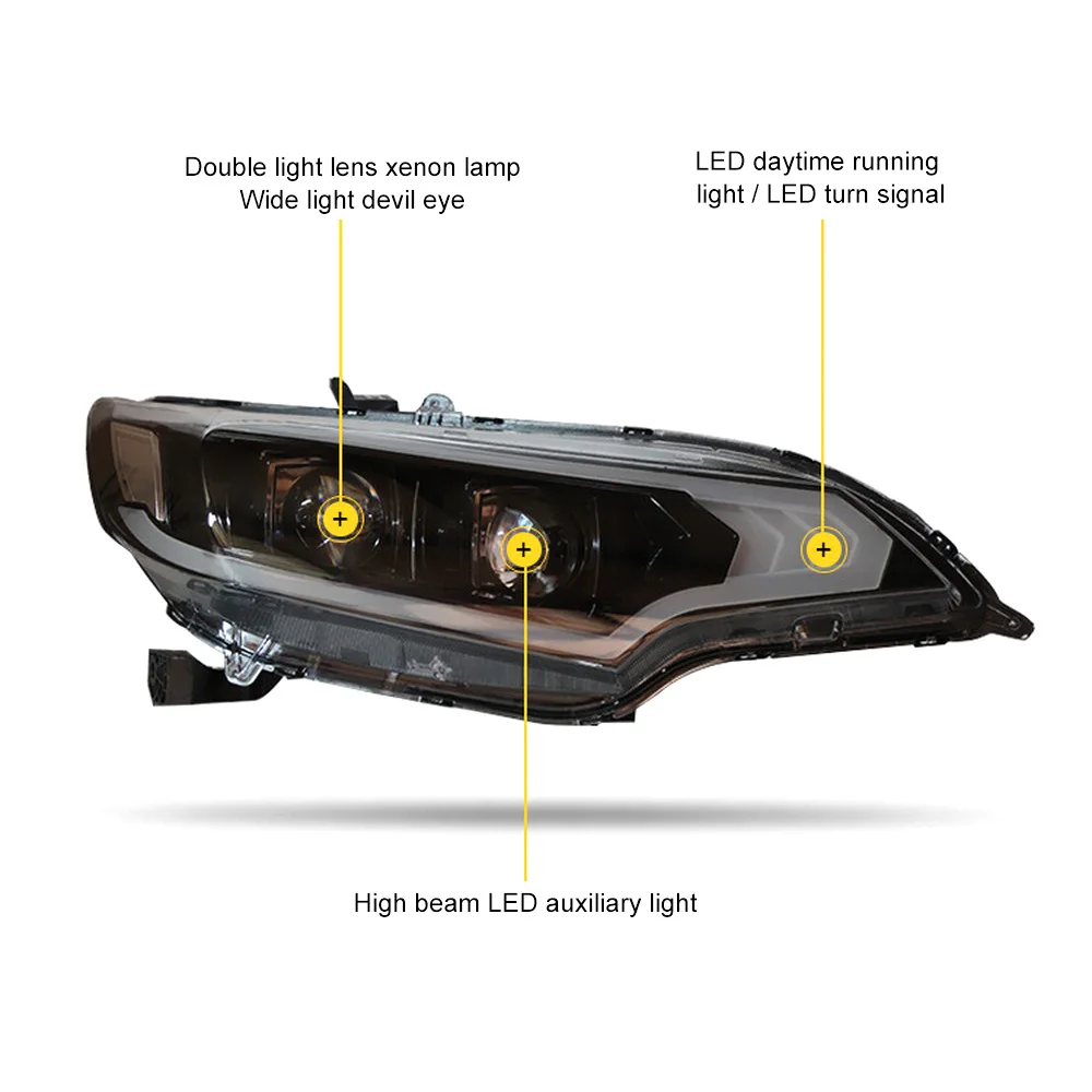 For 14-18 Fit Headlight Assembly GK5 Car Modification Local Light Guide LED Daytime Running Xenon Headlights
For 14-18 Fit Headlight Assembly GK5 Car Modification Local Light Guide LED Daytime Running Xenon Headlights