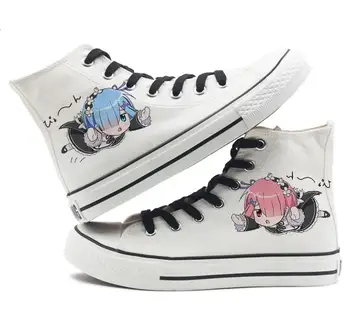 High-Q Unisex Re:Life in a different world from zero Rem Ram plimsolls canvas shoes rope soled shoes
High-Q Unisex Re:Life in a different world from zero Rem Ram plimsolls canvas shoes rope soled shoes
