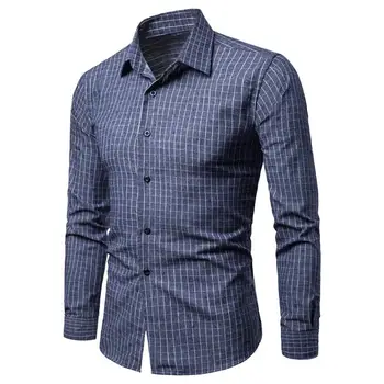 Plaid Shirt Men's Casual Long sleeve Mens Dress Shirts Fashion Lattice Blouse Men New Arrival
Plaid Shirt Men's Casual Long sleeve Mens Dress Shirts Fashion Lattice Blouse Men New Arrival