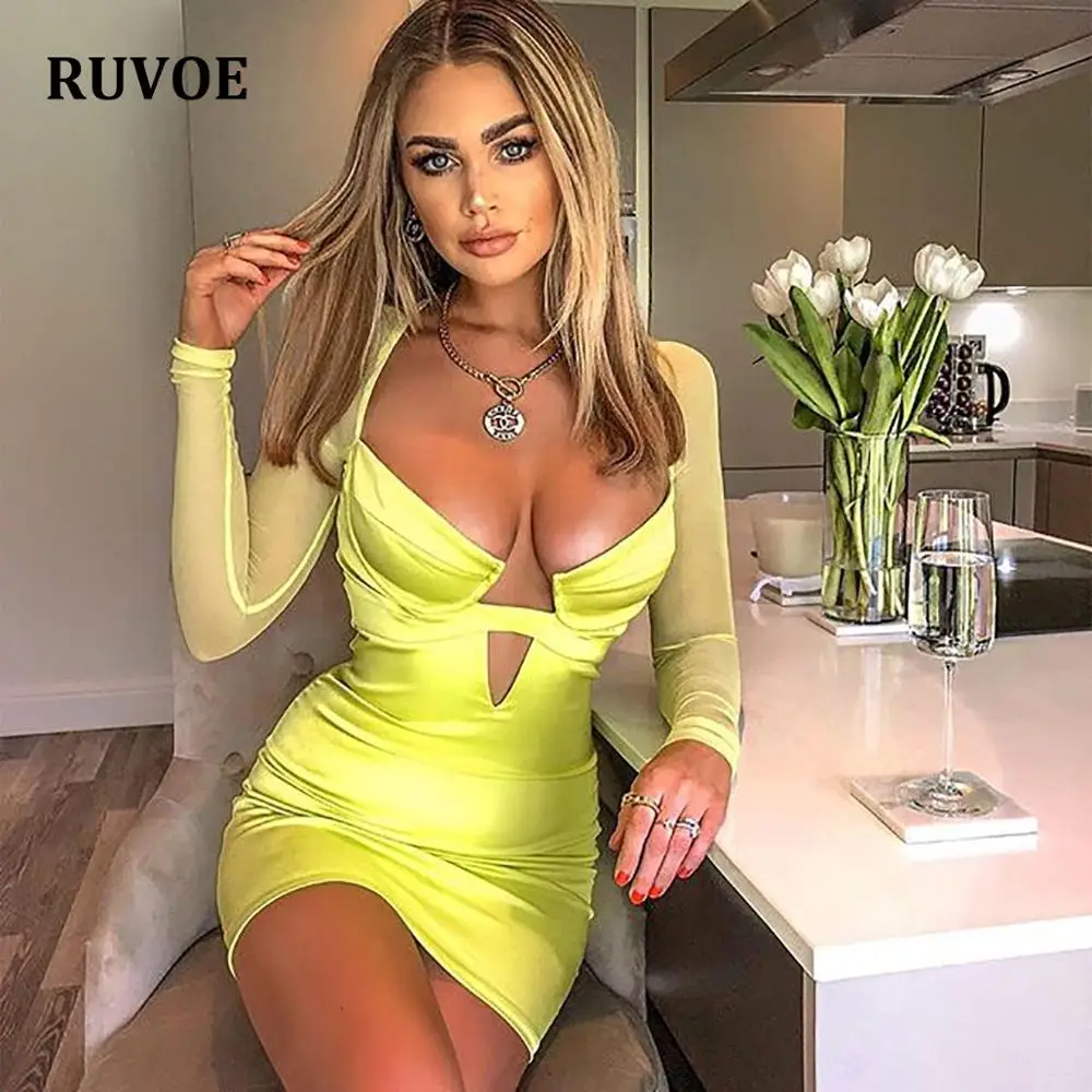 Satin Dress Orange Green Women Sexy Low Cut Bodycon Dress Party Club Wear Mini Dress Long Sleeve Vestidos Robe Femme SDE-30
Satin Dress Orange Green Women Sexy Low Cut Bodycon Dress Party Club Wear Mini Dress Long Sleeve Vestidos Robe Femme SDE-30