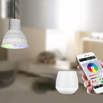 Milight GU10 LED Bulb FUT103 4W RGB+CCT Lamp Bulb Wireless Wifi 2.4G RF Controller AC86-265V 280LM LED Spotlights RGB LED Bulb
Milight GU10 LED Bulb FUT103 4W RGB+CCT Lamp Bulb Wireless Wifi 2.4G RF Controller AC86-265V 280LM LED Spotlights RGB LED Bulb