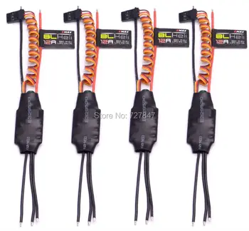 4pcs/lot BLHeli Series 12A ESC Electronic Speed Controller with 1A 5V BEC for FPV multicopter QAV-X 214 Martian QAV-R 220
4pcs/lot BLHeli Series 12A ESC Electronic Speed Controller with 1A 5V BEC for FPV multicopter QAV-X 214 Martian QAV-R 220