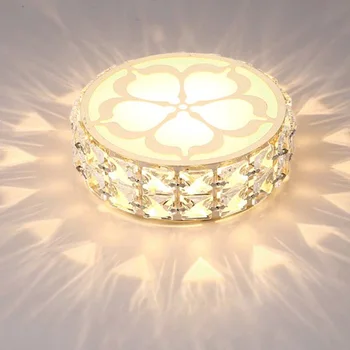 Aisle Lighting LED Ceiling Light Crystal Living Room Round Ceiling Lamp Minimalist Modern Round Crystal Ceiling Lights
Aisle Lighting LED Ceiling Light Crystal Living Room Round Ceiling Lamp Minimalist Modern Round Crystal Ceiling Lights
