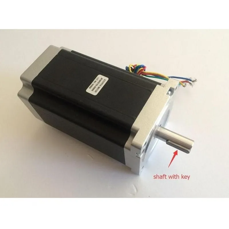 3 шт. Nema34 шаговый двигатель JK86HS155-6004 одного вала 12.2N. m (1727 oz/in) 6A Длина двигателя 155 мм CNC гравировка
3 шт. Nema34 шаговый двигатель JK86HS155-6004 одного вала 12.2N. m (1727 oz/in) 6A Длина двигателя 155 мм CNC гравировка