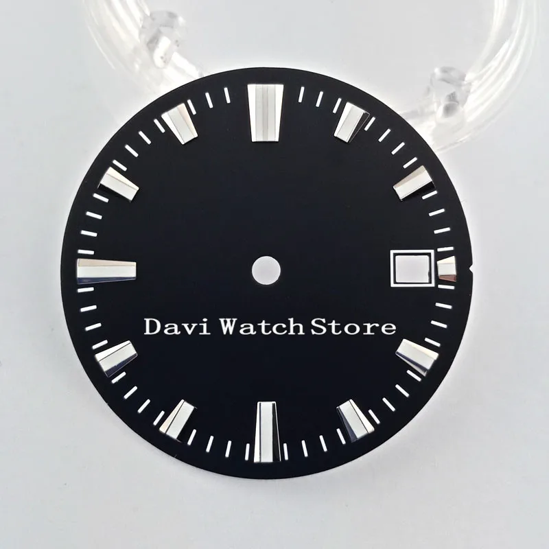 28.5mm Black Watch Dial fit eta 2836 2824 DG2813/3804 MIYOTA 82 Series Movement watch
28.5mm Black Watch Dial fit eta 2836 2824 DG2813/3804 MIYOTA 82 Series Movement watch