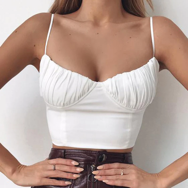Occident Women's Fold tube top vest Sexy slim sling top Summer beach nightclub party wild vest
Occident Women's Fold tube top vest Sexy slim sling top Summer beach nightclub party wild vest