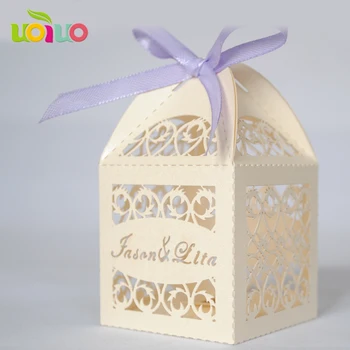 Laser Cut fence Wedding Favor candy Box with Ribbon birthday party favor souvenir wedding box
Laser Cut fence Wedding Favor candy Box with Ribbon birthday party favor souvenir wedding box