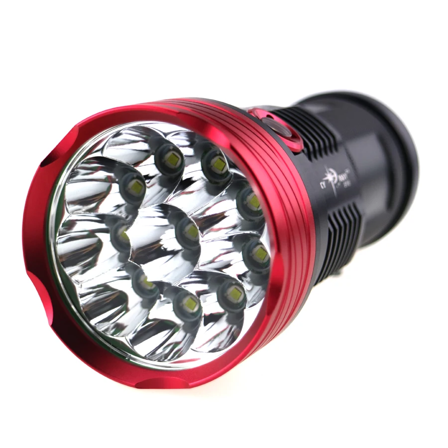 

10T6 18650 Battery 20000 lumens Tactical Flashlight Skyray 10x CREE XM-L T6 3 mode LED linternas Torch Lamp bike Light