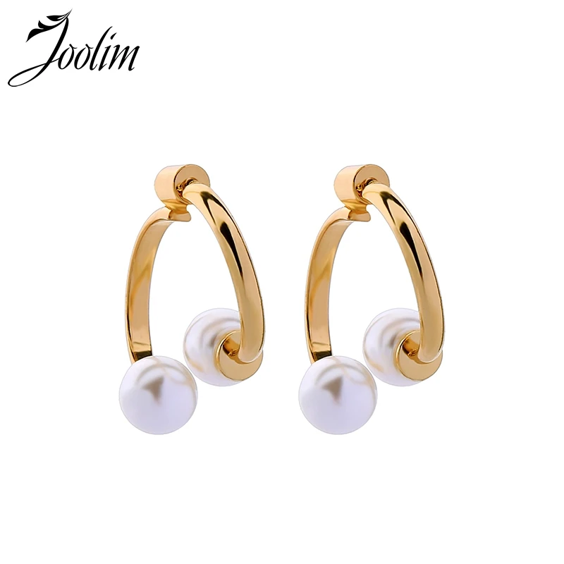 Joolim Simple Elegant Pearl Hoop Earring 2 IN 1 Earring Convertible Earrings for Women 2019 Jewelry
Joolim Simple Elegant Pearl Hoop Earring 2 IN 1 Earring Convertible Earrings for Women 2019 Jewelry