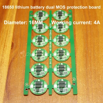 10pcs 18650 lithium battery 4.2V protection board 18650 lithium charge and discharge common dual MOS protection board 4A current
10pcs 18650 lithium battery 4.2V protection board 18650 lithium charge and discharge common dual MOS protection board 4A current