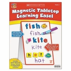 Scholastic Inc. SC989357 Magnetic Tabletop Learning Easel Ages 4-7 (1)