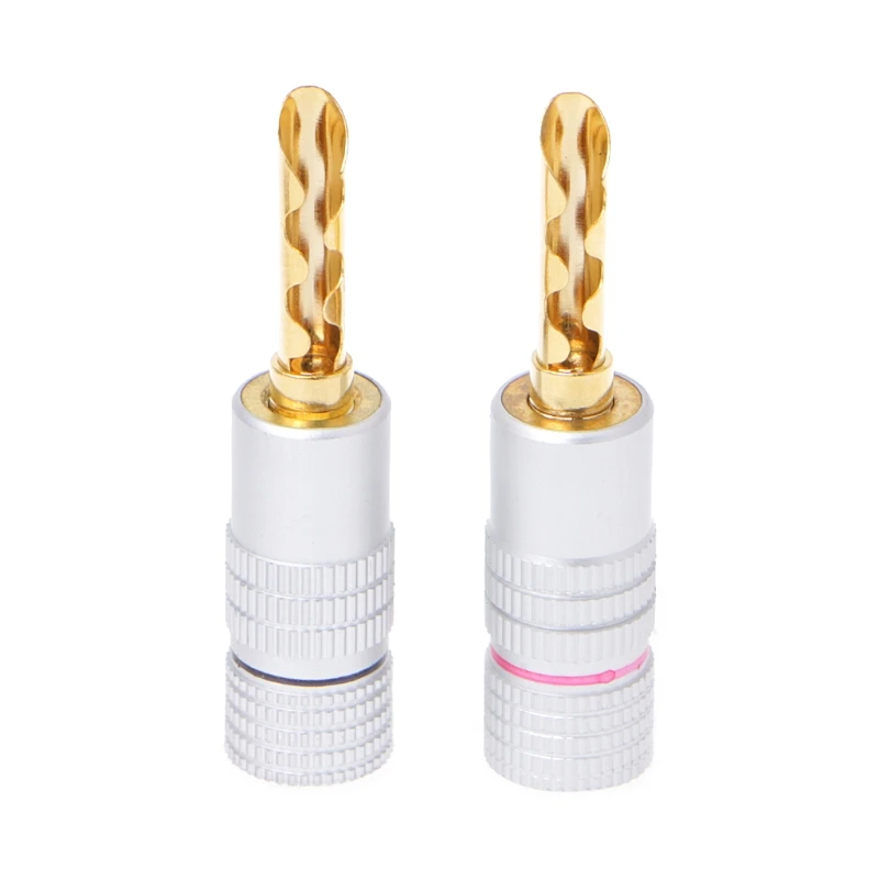 High quality 2018 New 8 Pcs Gold Plated Copper BFA 4mm Banana Plug Adapter Wire Speaker Connectors
High quality 2018 New 8 Pcs Gold Plated Copper BFA 4mm Banana Plug Adapter Wire Speaker Connectors