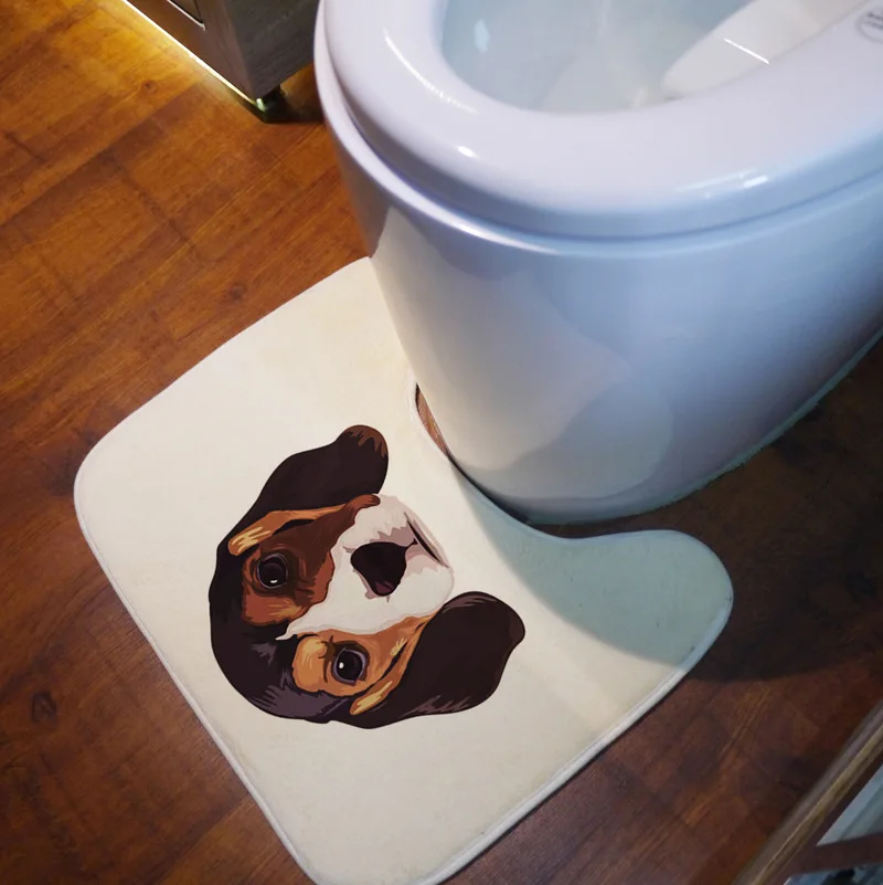 40*50cm bath mats Bathroom carpet U mats Toilet rug set non-slip Dog pattern Factory outlet Solid 3colors
40*50cm bath mats Bathroom carpet U mats Toilet rug set non-slip Dog pattern Factory outlet Solid 3colors