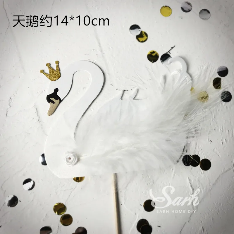 CK1003 5PCS Big White Swan Crown Feather Shape Birthday Cake Topper Dessert Decoration Birthday Party DIY Gifts Kid Gift
CK1003 5PCS Big White Swan Crown Feather Shape Birthday Cake Topper Dessert Decoration Birthday Party DIY Gifts Kid Gift
