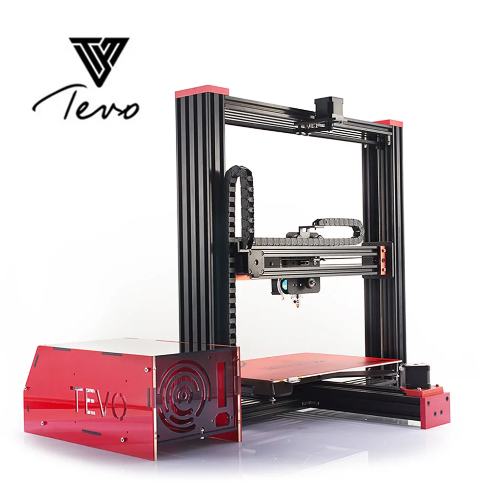 

Newest 2018 Affordable Tevo Black Widow LCD 3d printer impresora Large Printing Area Free SD Card 3D Printer DIY Kit Using Usb