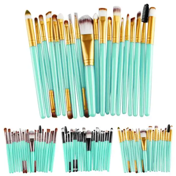 20Pcs Multi-Function Professional Fresh Mint Green Makeup Brush Set Foundation Blush High Gloss Eye Shadow Lip Tool #L20
20Pcs Multi-Function Professional Fresh Mint Green Makeup Brush Set Foundation Blush High Gloss Eye Shadow Lip Tool #L20