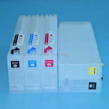 5 color 700ml refill ink cartridge with auto reset chip for Epson SureColor T5000 printer
5 color 700ml refill ink cartridge with auto reset chip for Epson SureColor T5000 printer