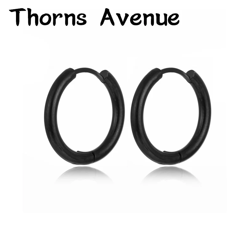 Thorns Avenue Fashion 1 Pair/Lot 4 Colors Round Earrings Hoop Earrings Stainless Steel Europe Punk Hoop Earrings For Men Women
Thorns Avenue Fashion 1 Pair/Lot 4 Colors Round Earrings Hoop Earrings Stainless Steel Europe Punk Hoop Earrings For Men Women