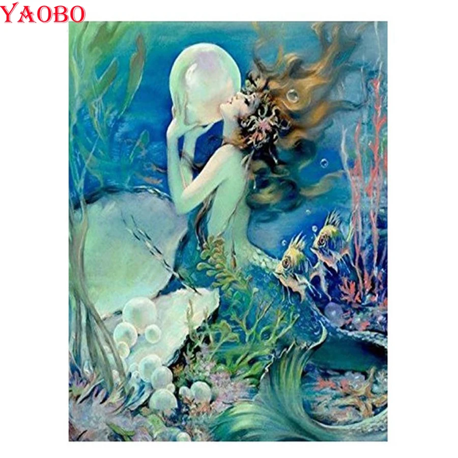 3D Diamond Embroidery Cartoon mermaid pearl 5d Diamond Painting Rhinestones Pictures Needlework Handmade Wall Decoration
3D Diamond Embroidery Cartoon mermaid pearl 5d Diamond Painting Rhinestones Pictures Needlework Handmade Wall Decoration