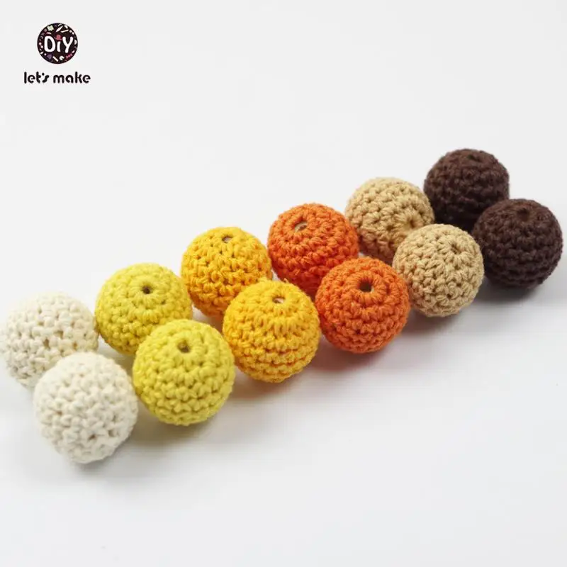 Let's Make 20 pcs 20 mm crocheted wooden bead 26color available crochet ball beads-beads crochet-round crochet cotton yarn beads
Let's Make 20 pcs 20 mm crocheted wooden bead 26color available crochet ball beads-beads crochet-round crochet cotton yarn beads