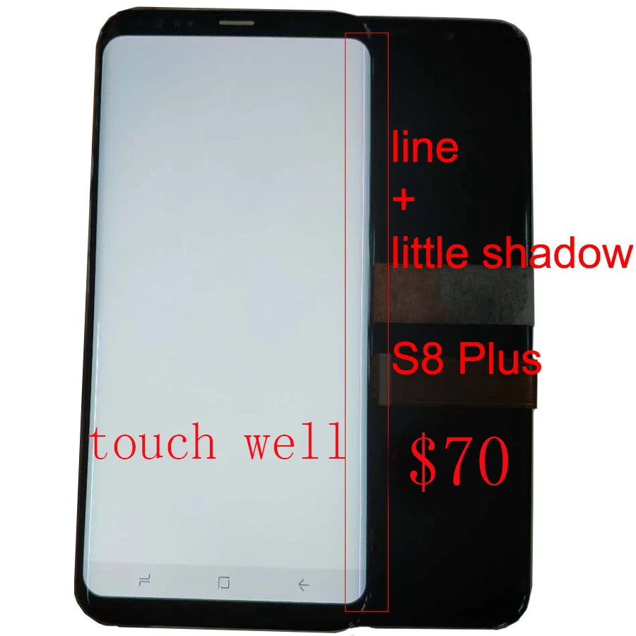 JPFix Super AMOLED For Samsung Galaxy S8 G950F S8 Plus G955 G955FD LCD Display Touch Screen Assembly Leakage Line Or Shadow
JPFix Super AMOLED For Samsung Galaxy S8 G950F S8 Plus G955 G955FD LCD Display Touch Screen Assembly Leakage Line Or Shadow