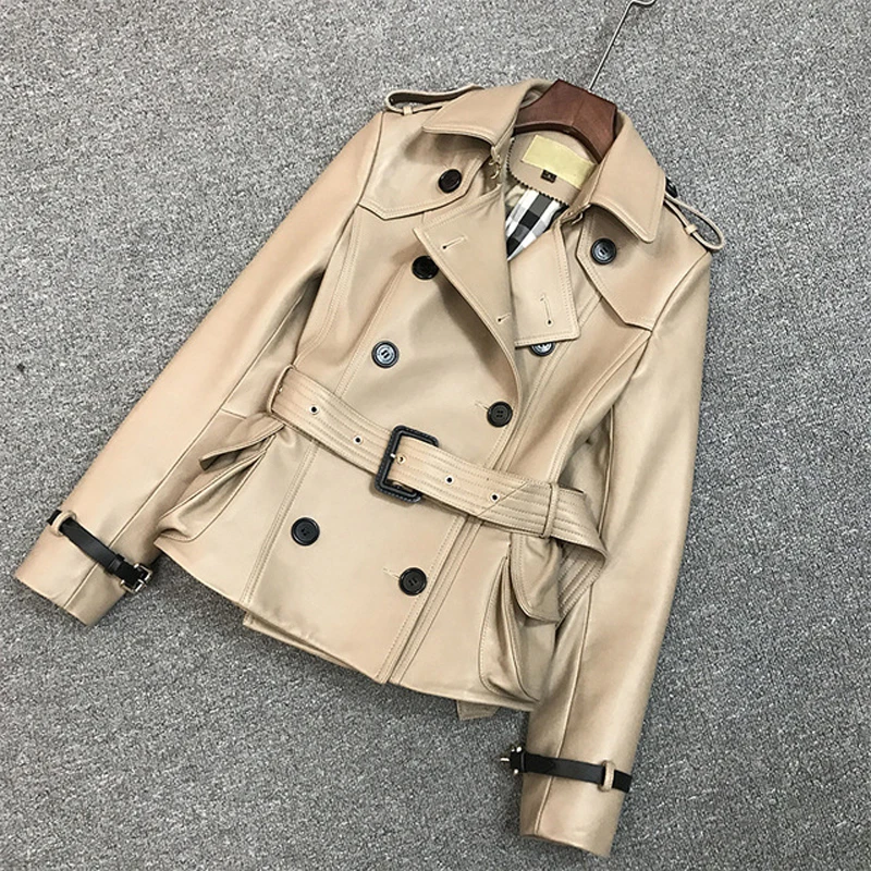 Genuine Leather Jacket Women 2019 Spring Autumn Real Sheep Leather Jacket Female Double Breasted Short Coat chaqueta mujer LJ71
Genuine Leather Jacket Women 2019 Spring Autumn Real Sheep Leather Jacket Female Double Breasted Short Coat chaqueta mujer LJ71