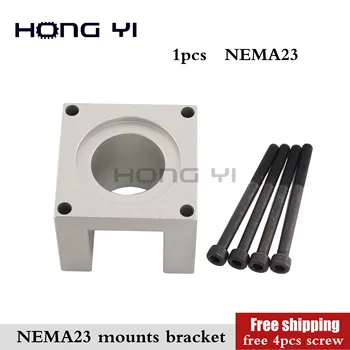Free shipping Stepper motor NEMA 23 mounts bracket, the installation Block for 57 motor
Free shipping Stepper motor NEMA 23 mounts bracket, the installation Block for 57 motor