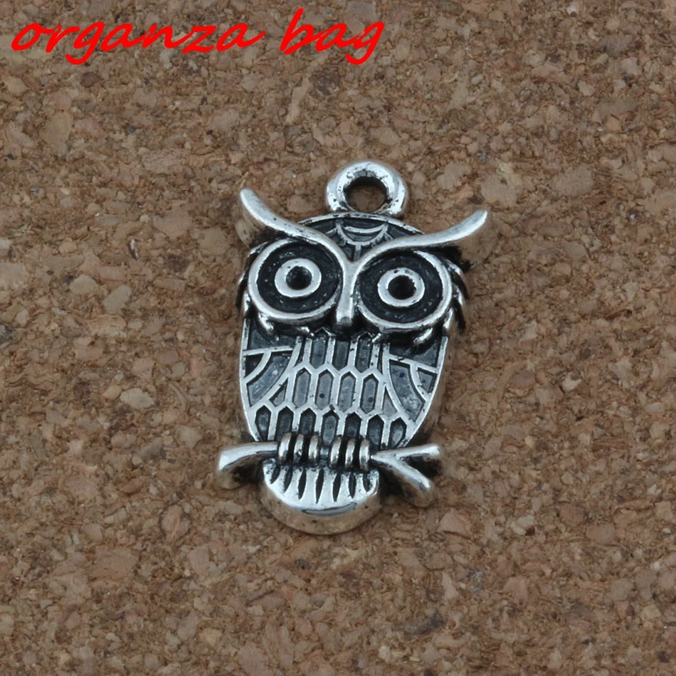 CUTE WIZE OWL Charms Pendants 50Pcs/lot Antique Silver Fashion Jewelry DIY Fit Bracelets Necklace Earrings 14x22.5mm A-231
CUTE WIZE OWL Charms Pendants 50Pcs/lot Antique Silver Fashion Jewelry DIY Fit Bracelets Necklace Earrings 14x22.5mm A-231