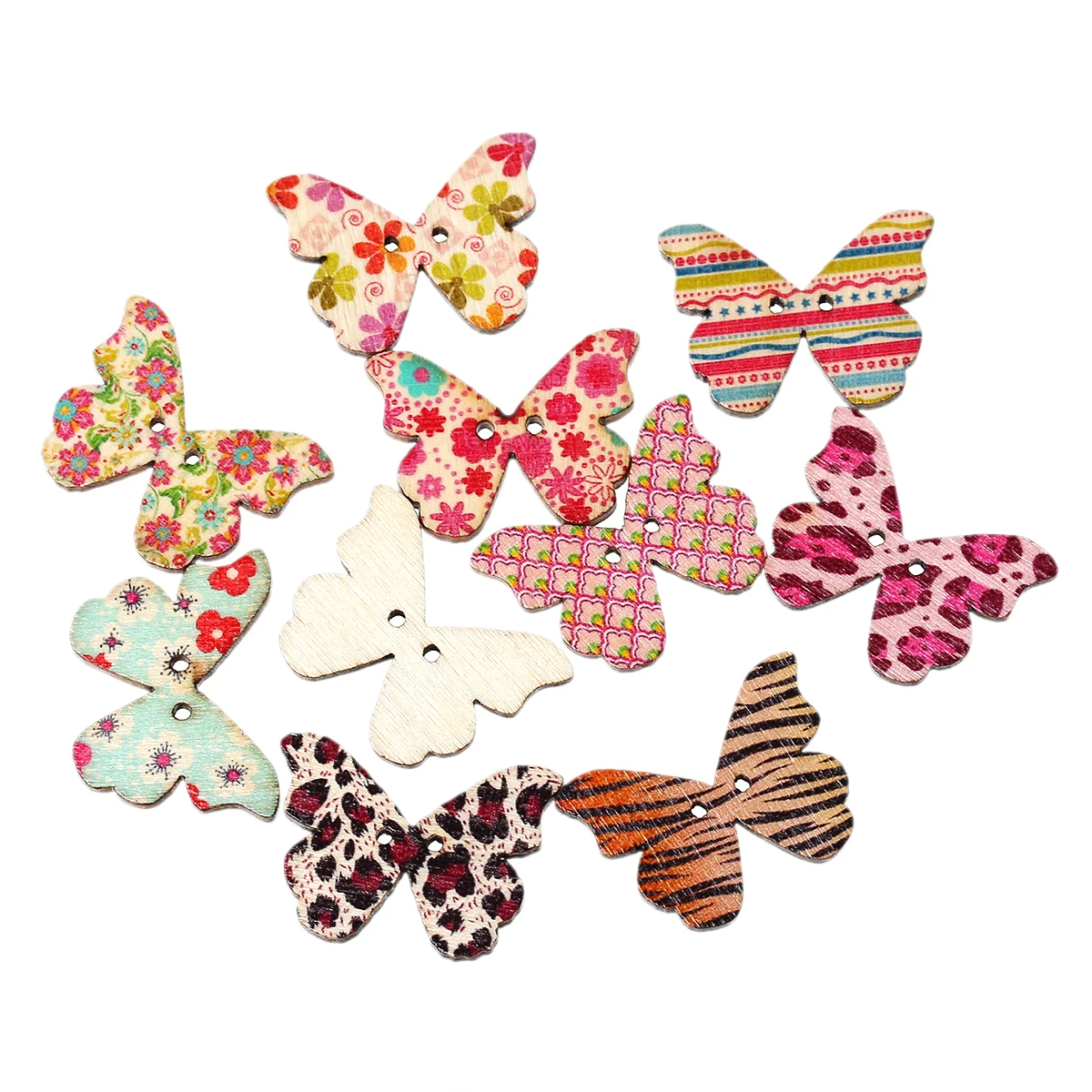 Wood Sewing Scrapbooking Button Butterfly At Random Two Holes Flower Pattern 28mm x 21mm,7 PCs 2015 new
Wood Sewing Scrapbooking Button Butterfly At Random Two Holes Flower Pattern 28mm x 21mm,7 PCs 2015 new