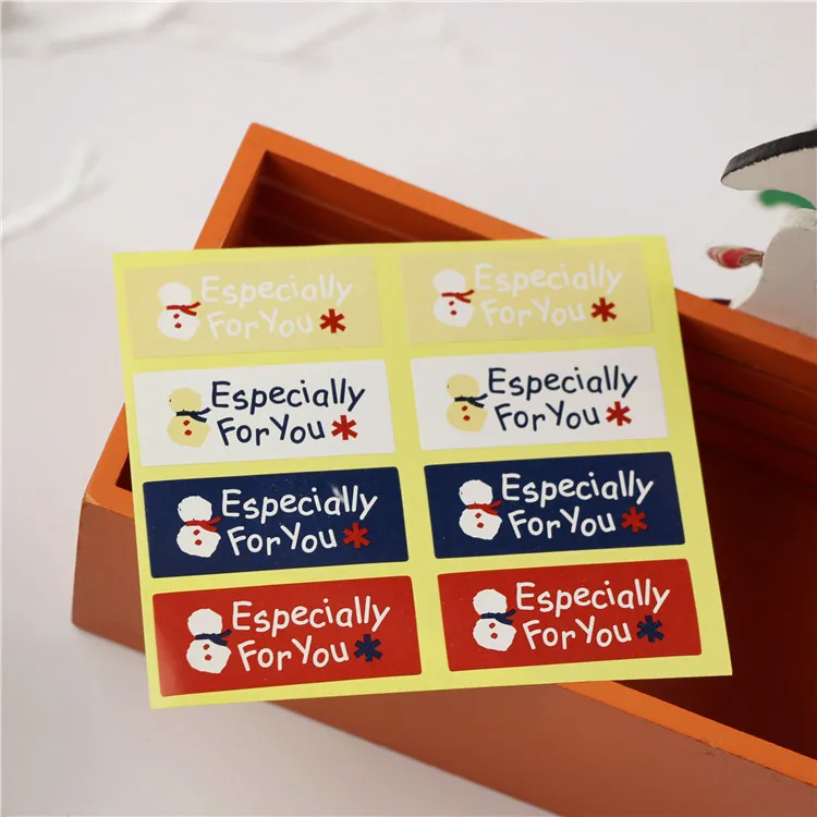 80Pcs Especially for you Snowman Christmas Handmade Cake Packaging Sealing Label Kraft Sticker Baking DIY Gift Stickers M1136
80Pcs Especially for you Snowman Christmas Handmade Cake Packaging Sealing Label Kraft Sticker Baking DIY Gift Stickers M1136