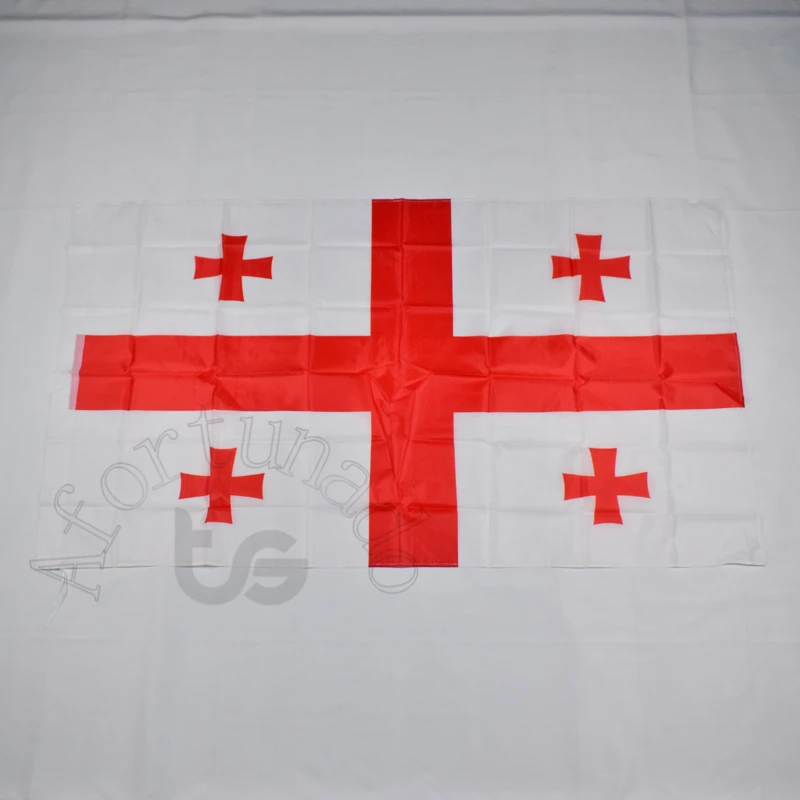 Georgia 90*150cm Georgisch Georgian flag Banner 3x5 Foot national for meet Parade party.Hanging decoration | Дом и сад