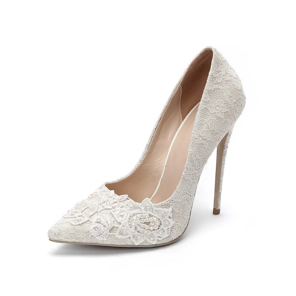 Women Pumps 22-27.5cm Foreign trade hot high-heeled Lace flower pearl sexy pointed shoes office career and party feetwe
Women Pumps 22-27.5cm Foreign trade hot high-heeled Lace flower pearl sexy pointed shoes office career and party feetwe
