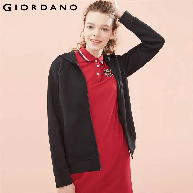 Giordano Women Jacket Women Quality Pique Fabric Hood Jacket Zip Placket Pocket Ribbed Cuffs And Hem Chaqueta Mujer
Giordano Women Jacket Women Quality Pique Fabric Hood Jacket Zip Placket Pocket Ribbed Cuffs And Hem Chaqueta Mujer