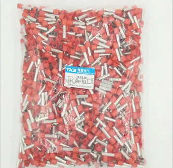 E10-18 insulated electrical terminal crimp terminals 10MM2 wire connector 500pcs/lot
E10-18 insulated electrical terminal crimp terminals 10MM2 wire connector 500pcs/lot