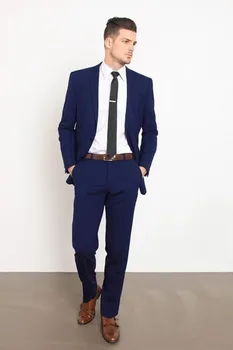 Fashionable Dark Blue Wedding Suits for Men Business Mens Suits 2 Pieces Slim Fit (Jacket+Pants) Groom Tuxedos Groomsman Suits
Fashionable Dark Blue Wedding Suits for Men Business Mens Suits 2 Pieces Slim Fit (Jacket+Pants) Groom Tuxedos Groomsman Suits