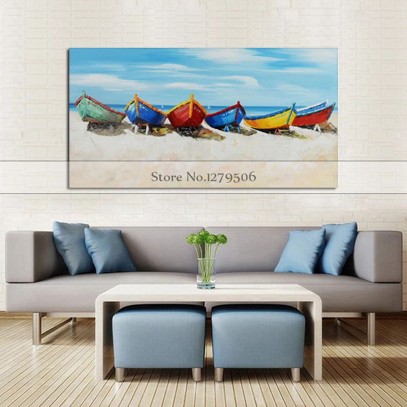 Top aritist Large Size Hand Painted modern Boat Sea Beach Oil Painting On Canvas Abstract Seascape Wall Art Picture Home Decor
Top aritist Large Size Hand Painted modern Boat Sea Beach Oil Painting On Canvas Abstract Seascape Wall Art Picture Home Decor