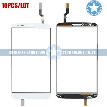 

10pcs/lot New White Touch Screen Glass Digitizer Panel Replacement for Lg G2 D800 D801 D803 F320 Ls980 Vs980 (Long)