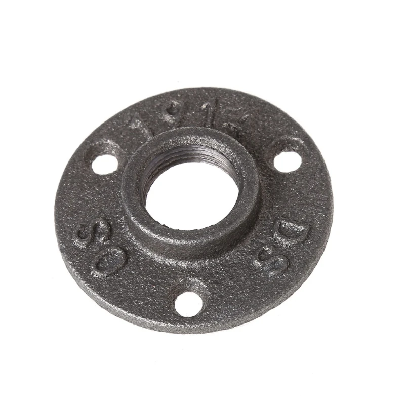 New Arrive 1/2" 3/4" Malleable Threaded Floor Flange Iron Pipe Fittings Wall Mount Black
New Arrive 1/2" 3/4" Malleable Threaded Floor Flange Iron Pipe Fittings Wall Mount Black
