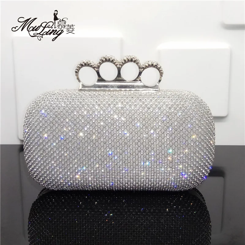 Muling Crown Design Diamond Rhinestone Evening Clutch Bag Handmade Handbag Purse Evening Wedding Party Bag Silver Black Gold
Muling Crown Design Diamond Rhinestone Evening Clutch Bag Handmade Handbag Purse Evening Wedding Party Bag Silver Black Gold