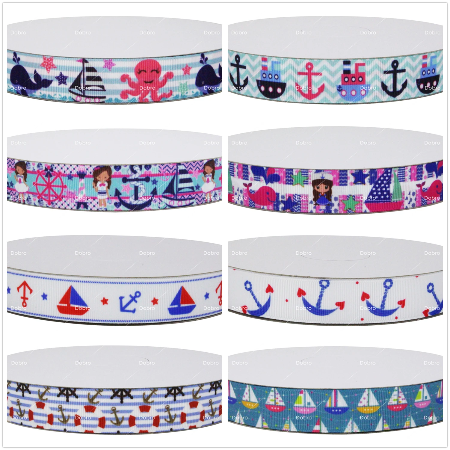 8 Choices 7/8" 22MM Cartoon Anchor Boat Printed Grosgrain Ribbons for Hair DIY Baby Craft Party Decoration Gift Packing
8 Choices 7/8" 22MM Cartoon Anchor Boat Printed Grosgrain Ribbons for Hair DIY Baby Craft Party Decoration Gift Packing