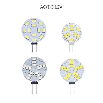 Round LED Light Source DC/AC 12V G4 Base 5730 SMD Led Bi-Pin Chandelier Light Bulb For Car Camper Lighting 9/12/15 Leds BA0
Round LED Light Source DC/AC 12V G4 Base 5730 SMD Led Bi-Pin Chandelier Light Bulb For Car Camper Lighting 9/12/15 Leds BA0