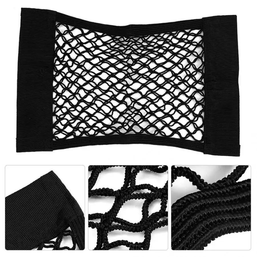 Car Mesh Cargo Storage Net 14.6 * 9.8inch Trunk Double-layer with Hook and Loop Storage Net Bag filet voiture Car Accessories
Car Mesh Cargo Storage Net 14.6 * 9.8inch Trunk Double-layer with Hook and Loop Storage Net Bag filet voiture Car Accessories