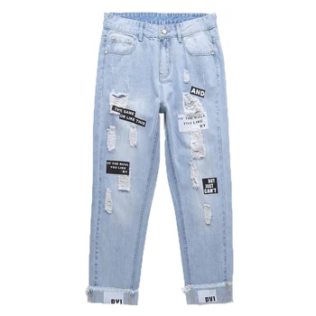 S-5XL Harajuku Fashion High Waist Women Denim Pants Chic Hole Hollow Out Student Hot Pants Letter Print Denim Women Trousers
S-5XL Harajuku Fashion High Waist Women Denim Pants Chic Hole Hollow Out Student Hot Pants Letter Print Denim Women Trousers