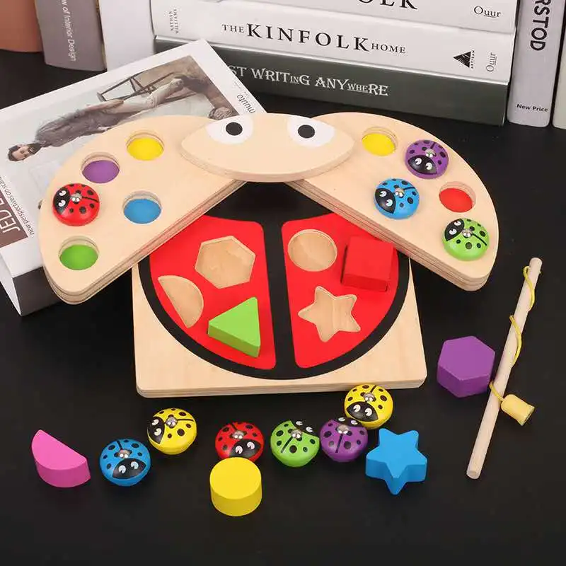Preschool Wooden Montessori Toys Geometric Shape Cognition Match Training Baby Early Education Teaching Math Toy For Children
Preschool Wooden Montessori Toys Geometric Shape Cognition Match Training Baby Early Education Teaching Math Toy For Children