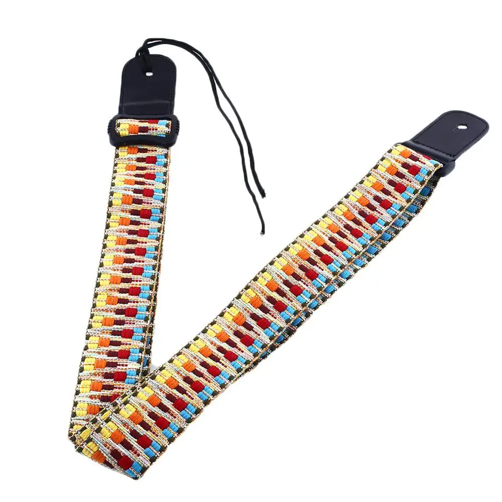Woven Embroidery Fabrics Ukulele Guitar Strap Ajustable Strap PU Leather Ends Wholesales Free Shippng
Woven Embroidery Fabrics Ukulele Guitar Strap Ajustable Strap PU Leather Ends Wholesales Free Shippng
